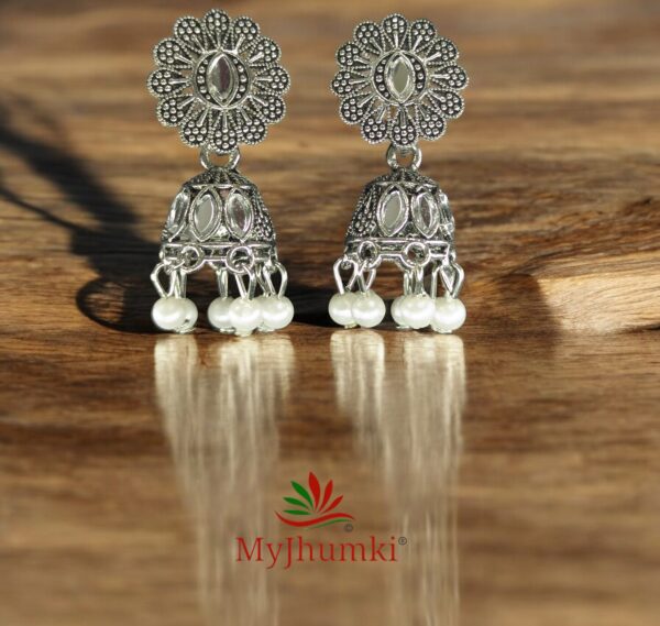 Oxidised Jhumka Earring For Women